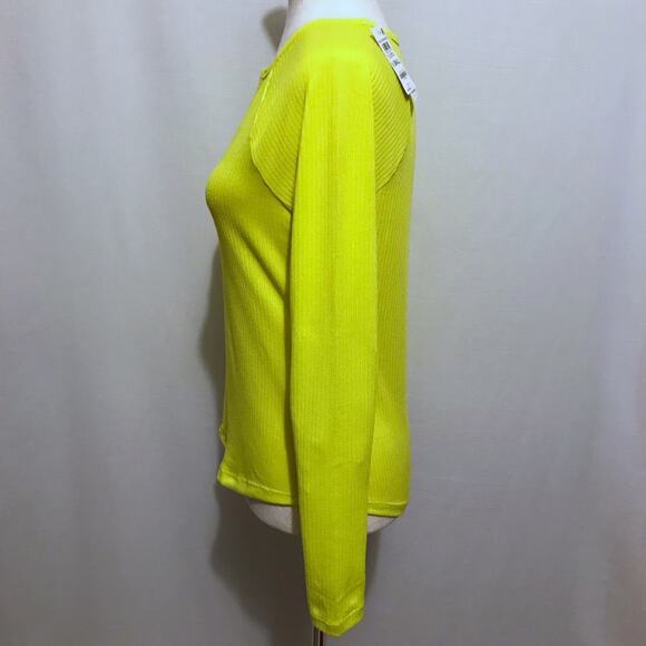 Jenni NWT Bright Yellow Long Sleeves Sleepwear Top Women Various - Picture 5 of 9